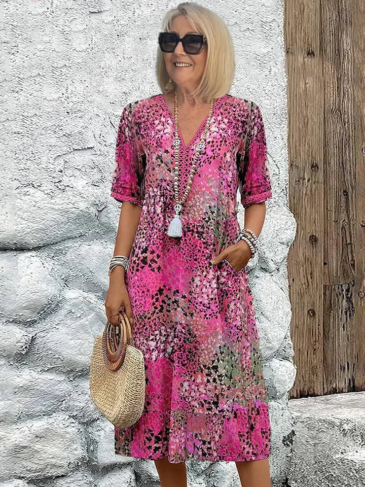 Vestito Lina Midi Scollatura V